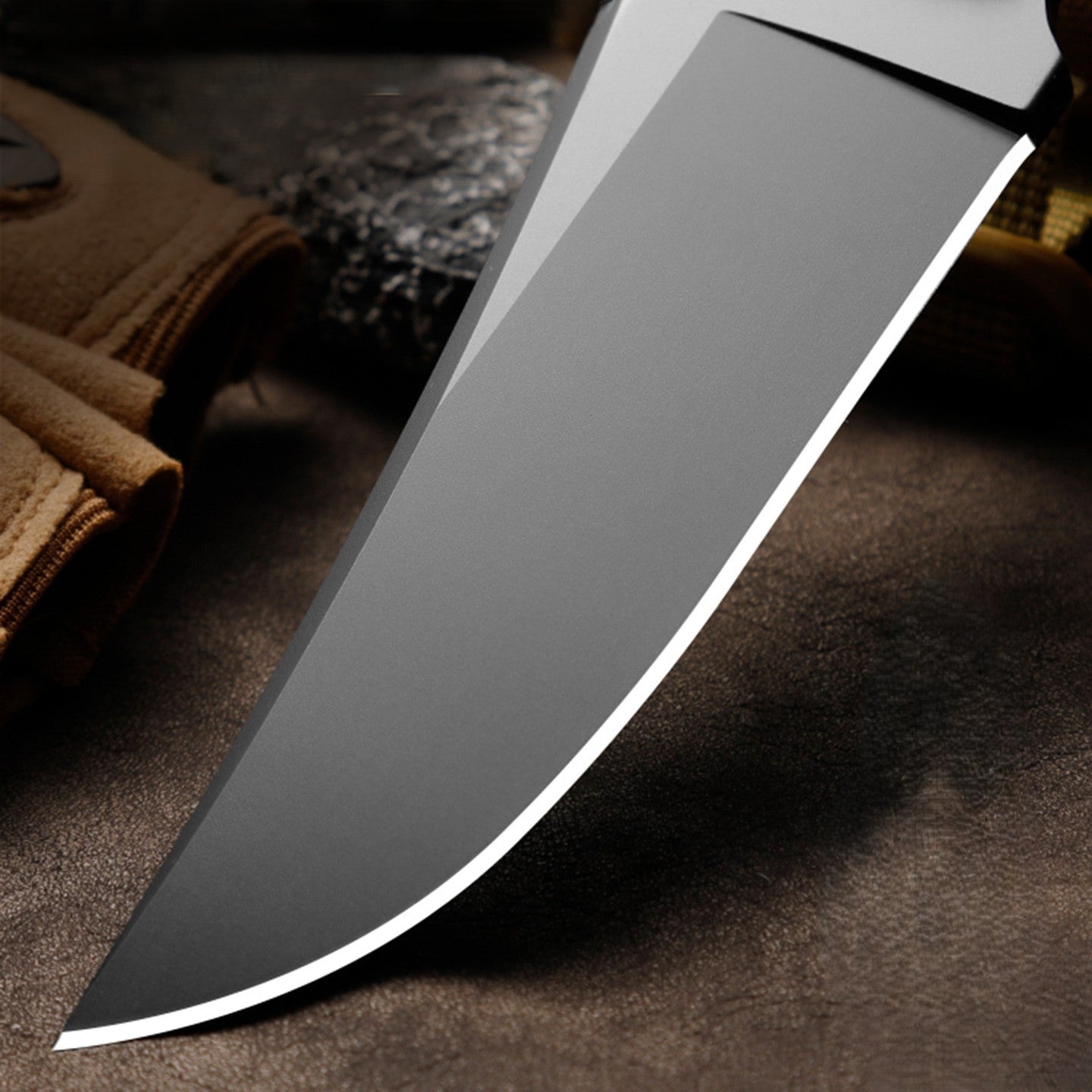 Fixed Blade Knife – IronClad 80CRV2 Tactical with Full-Tang 5mm with G10 Handle Survival detail image - detail view 3