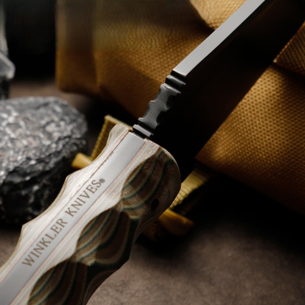 Fixed Blade Knife – IronClad 80CRV2 Tactical with Full-Tang 5mm with G10 Handle Survival detail image - detail view 4