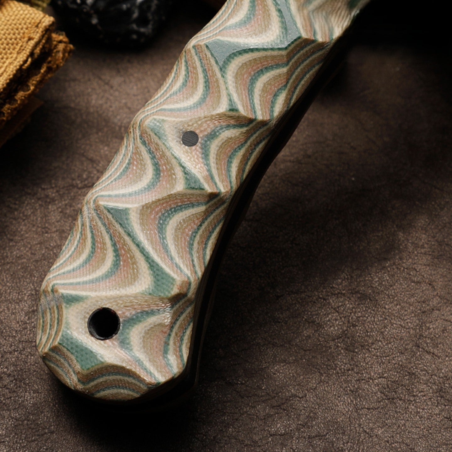 Fixed Blade Knife – IronClad 80CRV2 Tactical with Full-Tang 5mm with G10 Handle Survival detail image - detail view 5