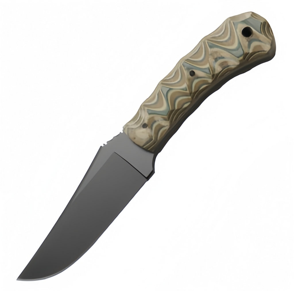 Fixed Blade Knife – IronClad 80CRV2 Tactical with Full-Tang 5mm with G10 Handle Survival detail image - detail view 7
