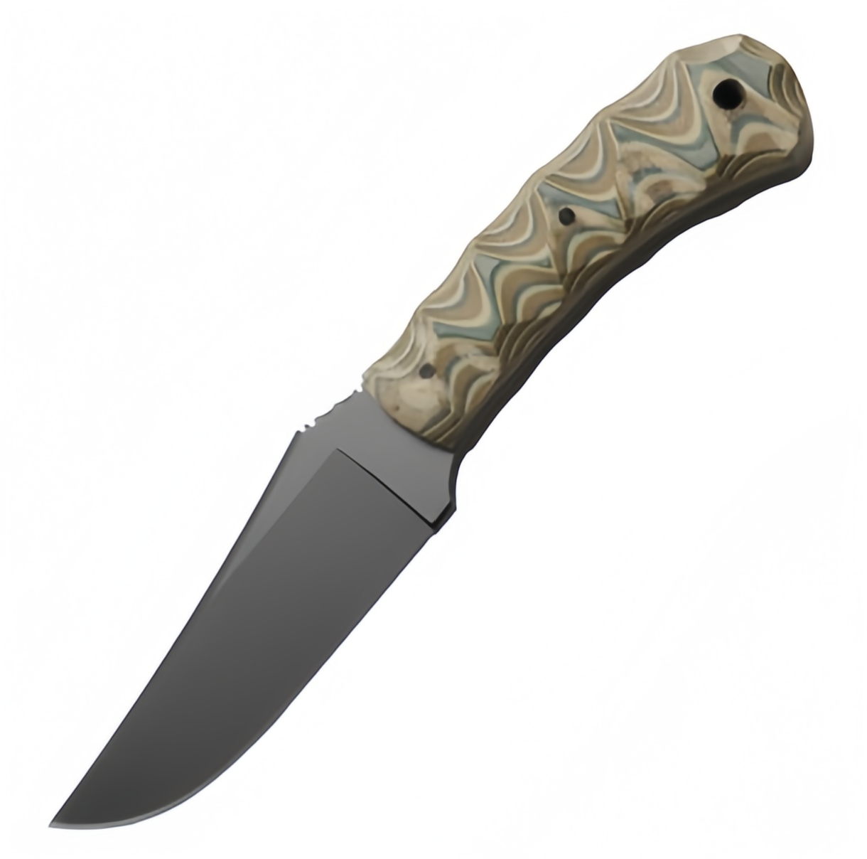 Fixed Blade Knife – IronClad 80CRV2 Tactical with Full-Tang 5mm with G10 Handle Survival detail image - detail view 7