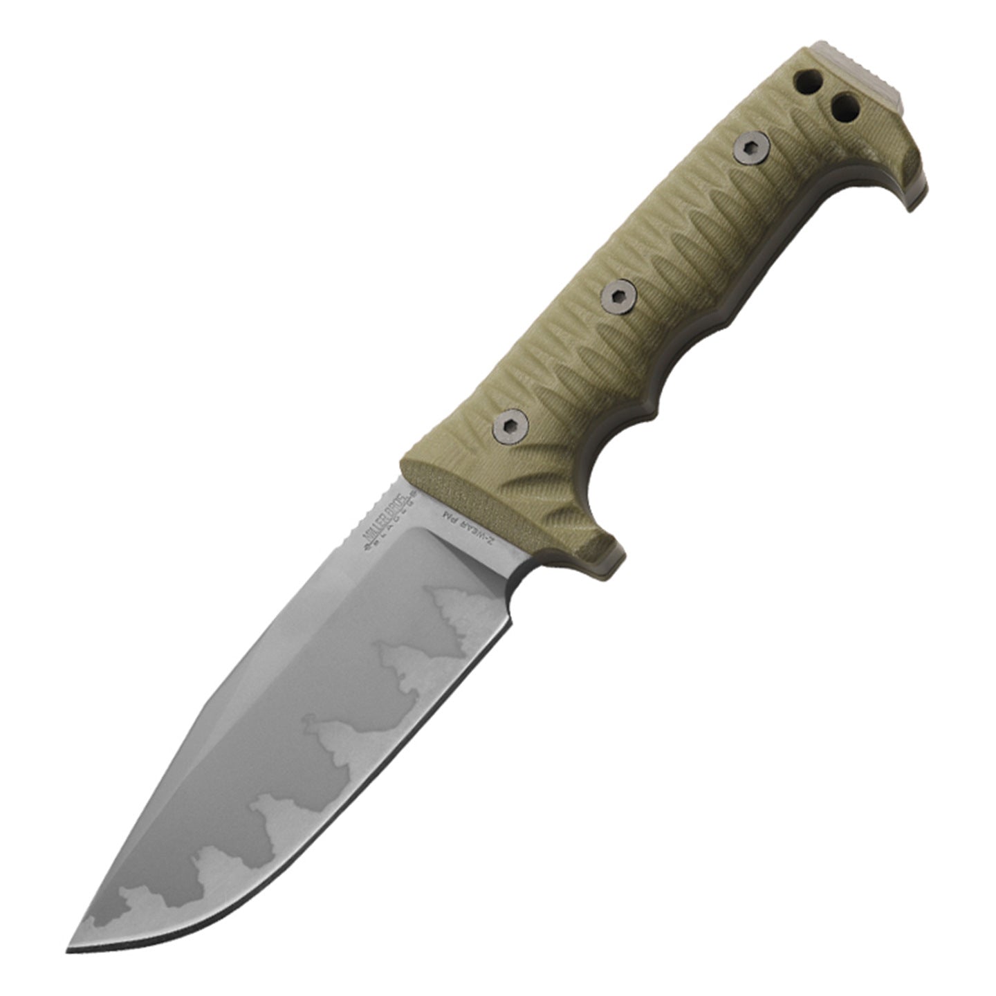 Fixed Blade Knife – IronClad DC53 Tactical with 7mm Full-Tang with G10 Handle Survival detail image - detail view 5