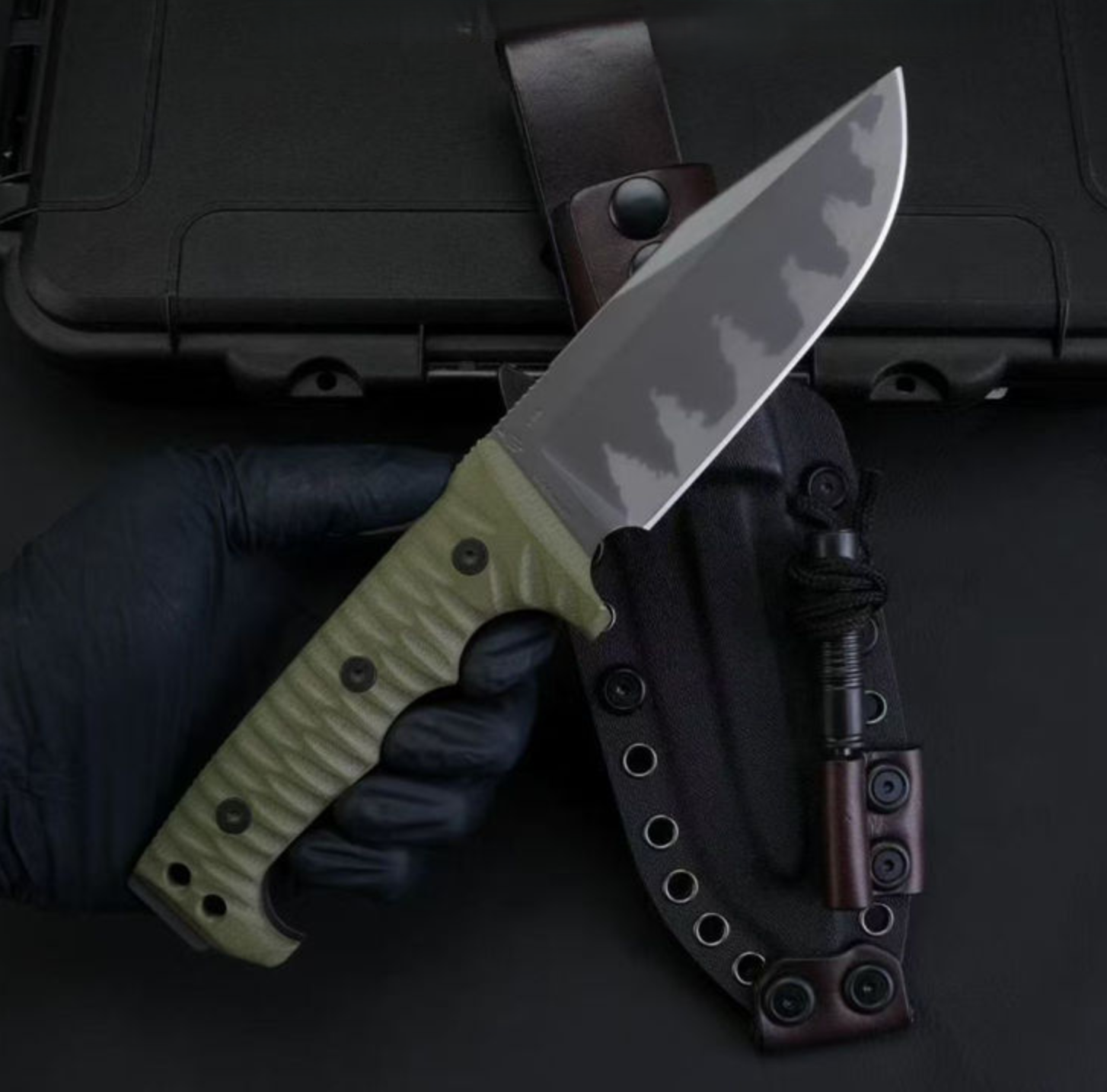 Fixed Blade Knife – IronClad DC53 Tactical with 7mm Full-Tang with G10 Handle Survival detail image - detail view 7