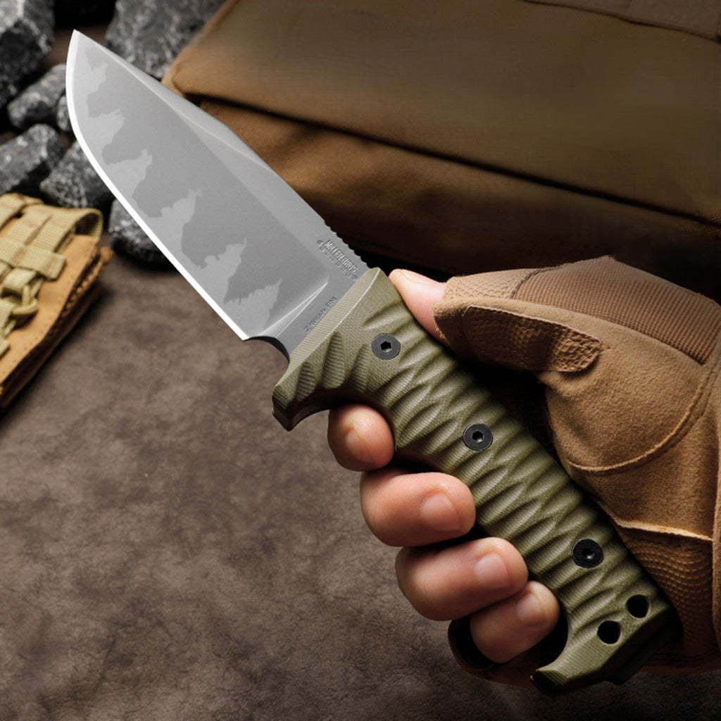 Fixed Blade Knife – IronClad DC53 Tactical with 7mm Full-Tang with G10 Handle Survival product image