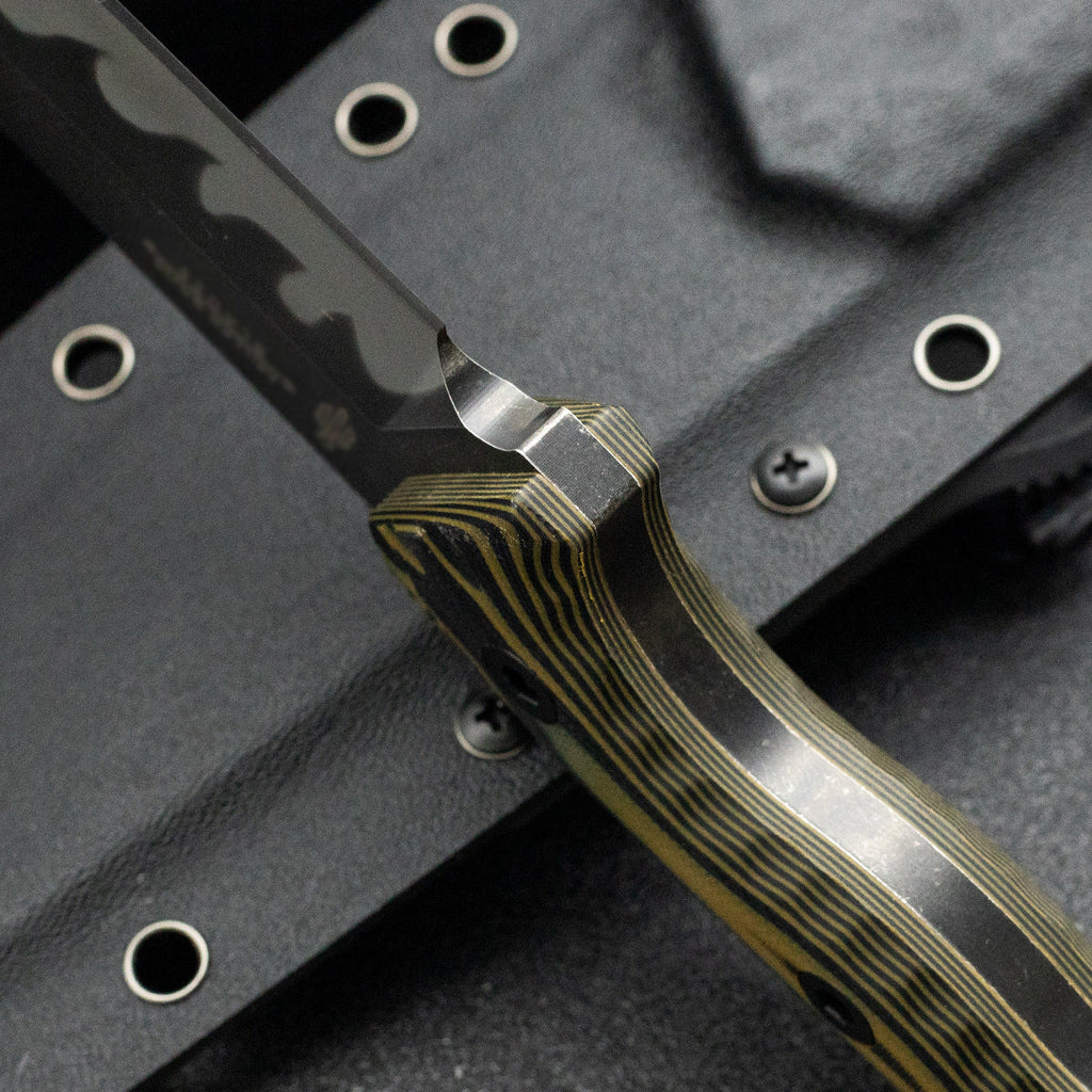 Fixed Blade Knife – M26 Straight with Wave-Pattern with G10 Handle & Kydex Sheath Tactical detail image - detail view 5