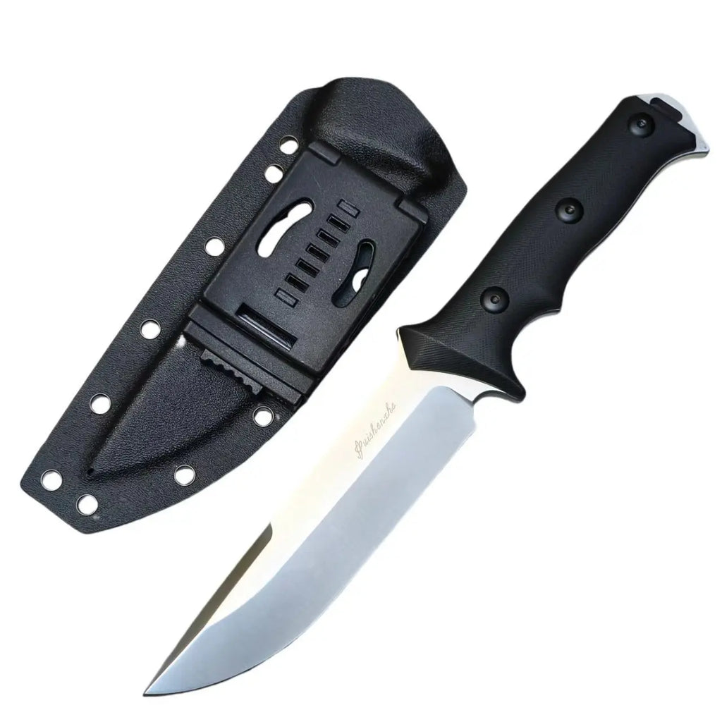 Fixed Blade Knife – Roadblock Overbuilt D2 Survival with 6mm Thick Tactical detail image - detail view 4