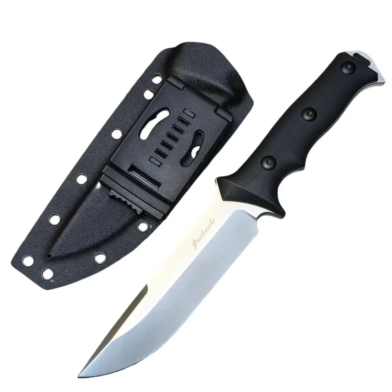 Fixed Blade Knife – Roadblock Overbuilt D2 Survival with 6mm Thick Tactical detail image - detail view 4