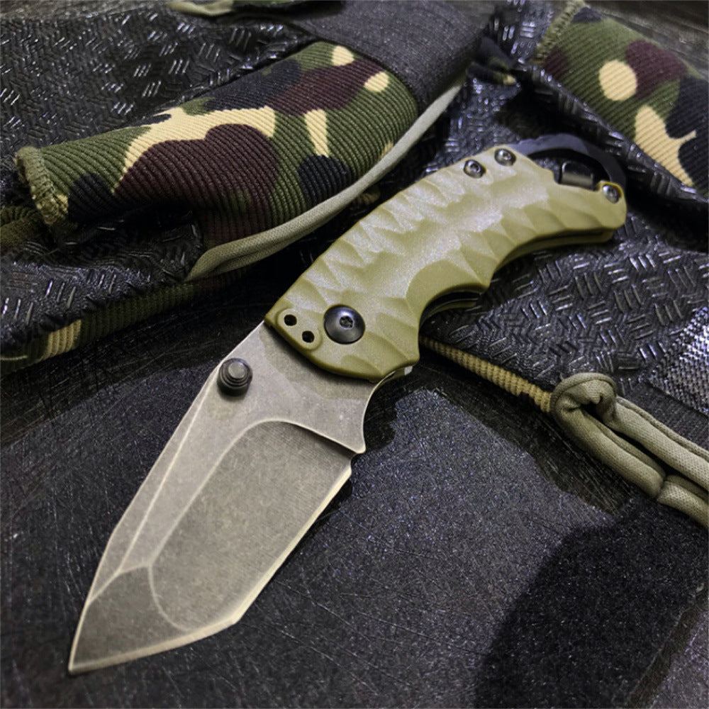 Folding Knife – Kershaw 8750 Pocket with 8Cr13MoV Tanto Blade with Dual Thumbstuds EDC variant image - product view 15