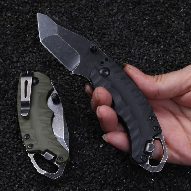 Folding Knife – Kershaw 8750 Pocket with 8Cr13MoV Tanto Blade with Dual Thumbstuds EDC product image