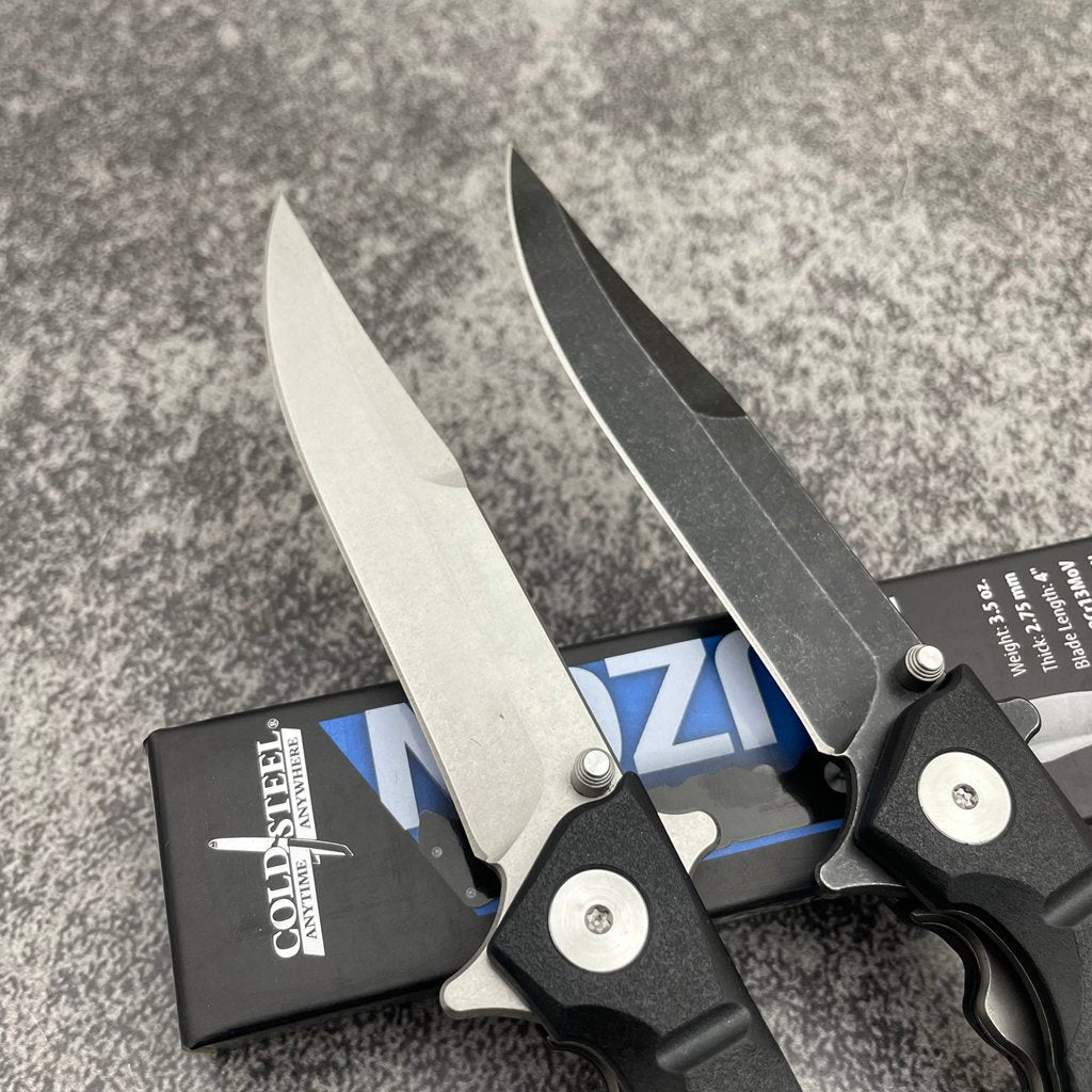 Folding Knife – Large Clip Point GFN Handle Spring Lock Tactical Military EDC detail image - detail view 4