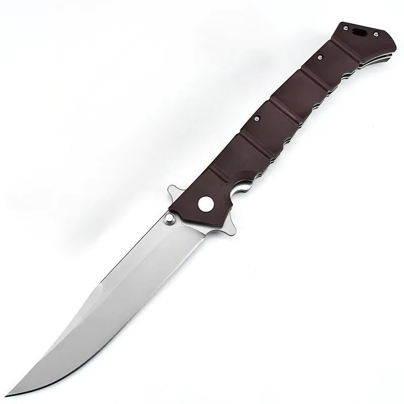 Folding Knife – Large Clip Point GFN Handle Spring Lock Tactical Military EDC variant image