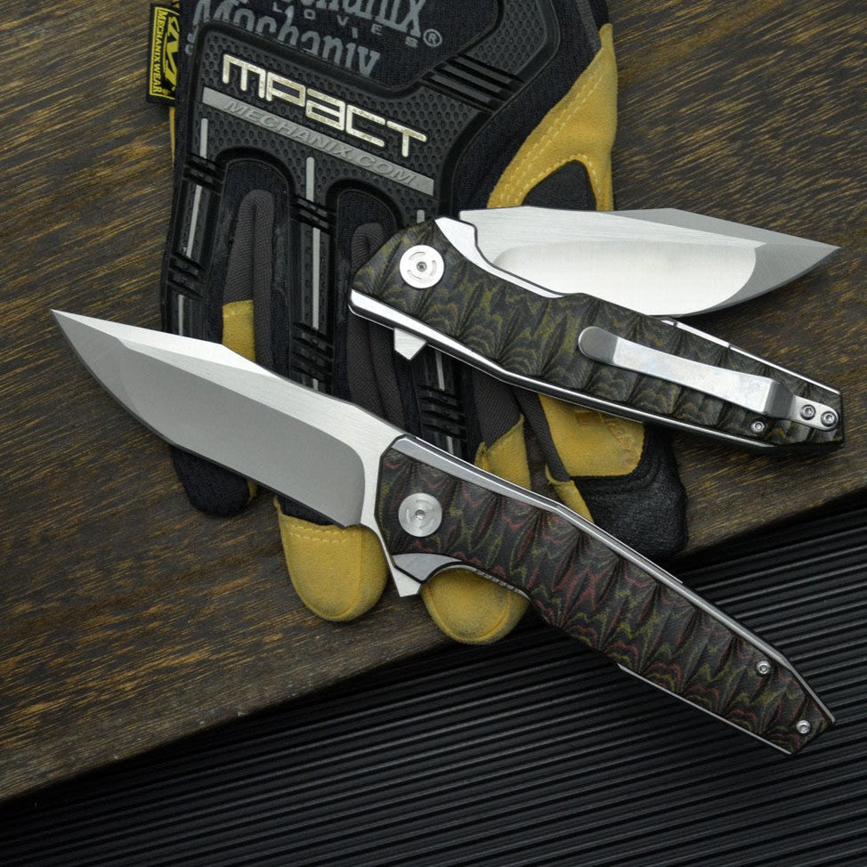 Folding Knife – Python D2 Heavy-Duty with G10 Tactical Survival Blade product image