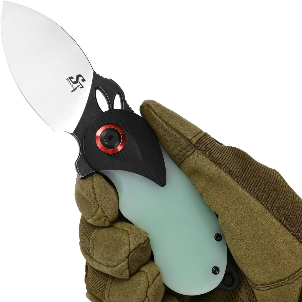 Folding Knife – RabbitEdge K110 with Compact EDC with G10 Handle & Ball Bearing detail image - detail view 5