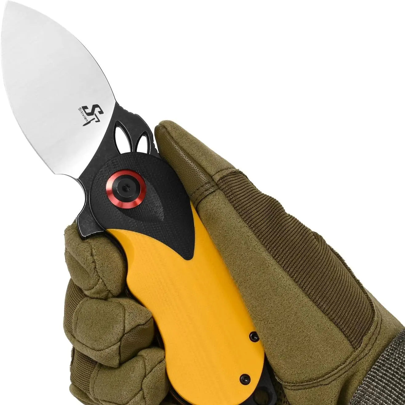 Folding Knife – RabbitEdge K110 with Compact EDC with G10 Handle & Ball Bearing detail image - detail view 6