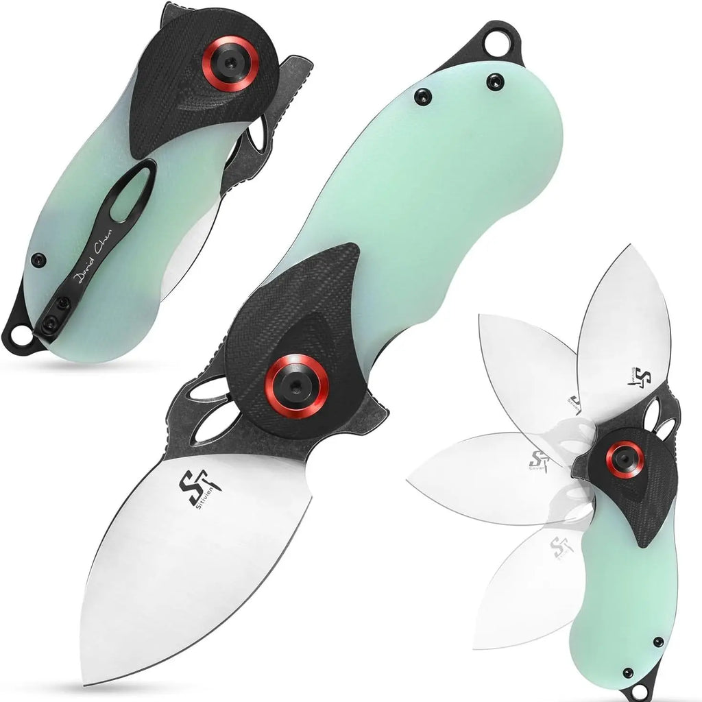 Folding Knife – RabbitEdge K110 with Compact EDC with G10 Handle & Ball Bearing product image