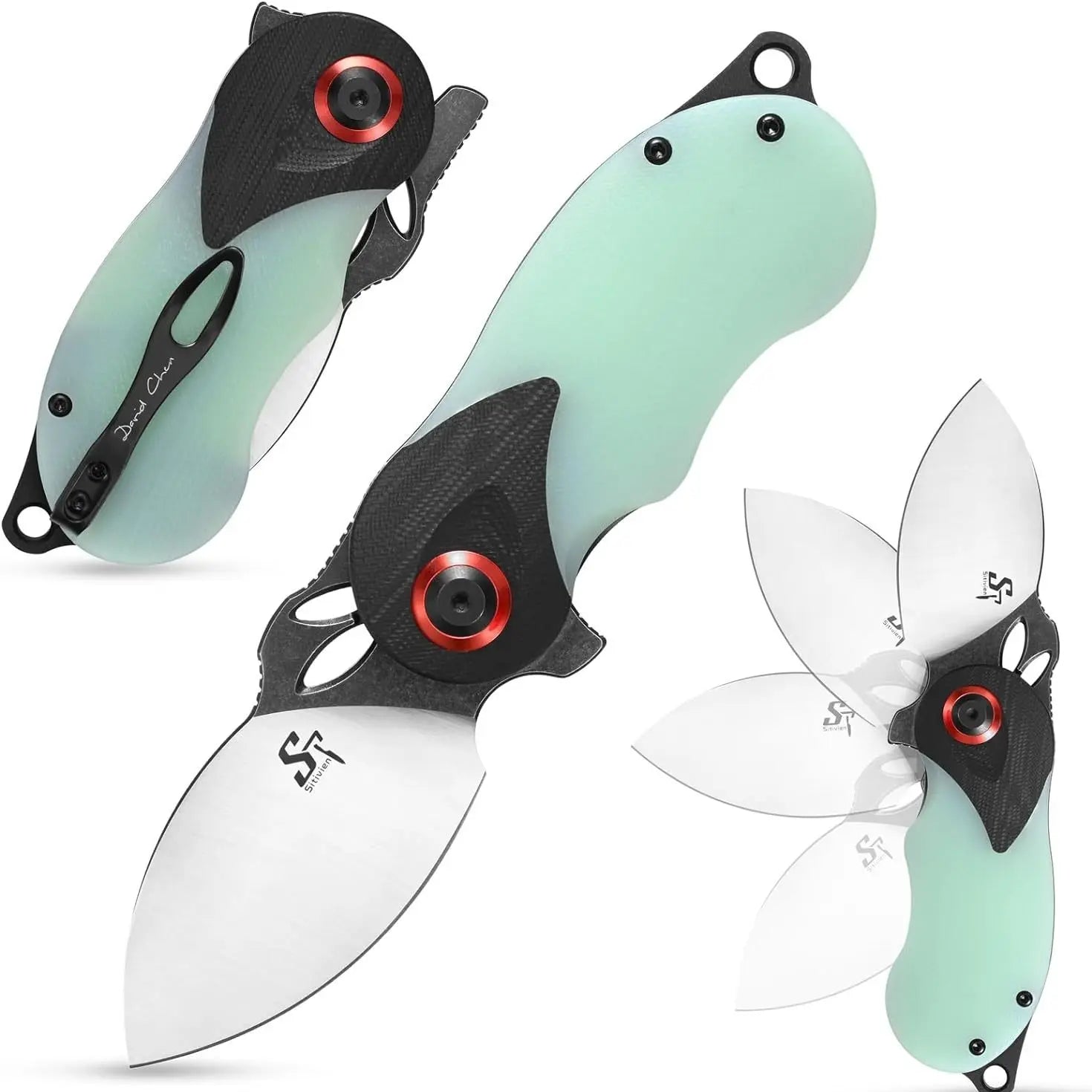 Folding Knife – RabbitEdge K110 with Compact EDC with G10 Handle & Ball Bearing product image