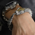 Gothic Dragon Bracelet – Jormungandr World Serpent Viking Hip Hop Rock Statement product image