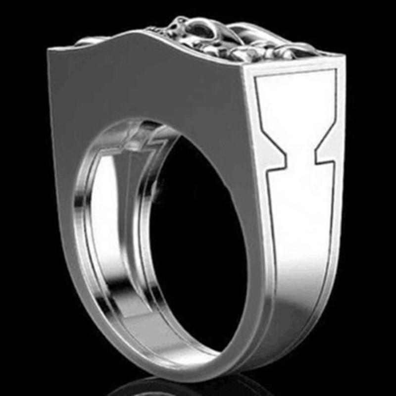 Gothic Skull Ring – Hidden Compartment Secret Punk Statement detail image - detail view 4
