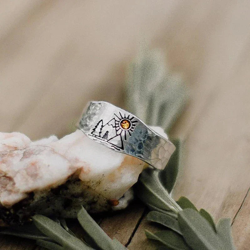 Gothic Statement Ring – Punk with Sunset Valley Nature Vintage product image