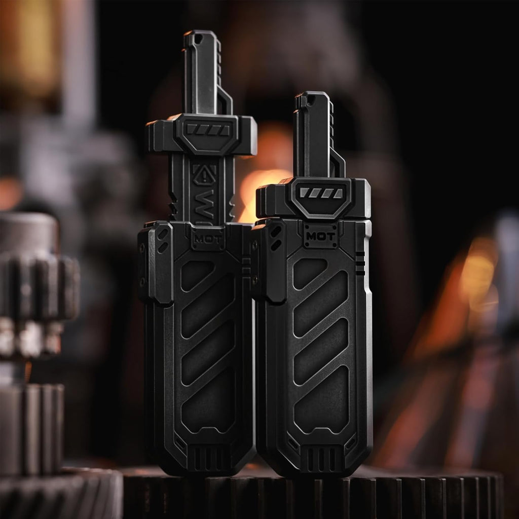 Haptic Fidget Slider – Sky Breaker Metal with Sword & Scabbard Press Mechanism detail image - detail view 3
