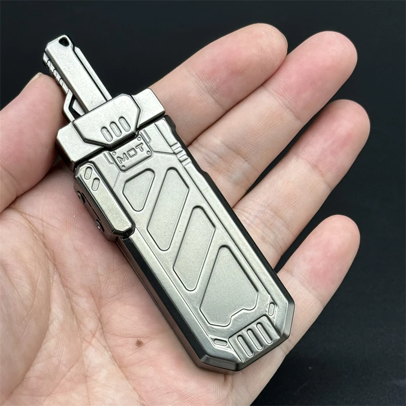 Haptic Fidget Slider – Sky Breaker Metal with Sword & Scabbard Press Mechanism variant image