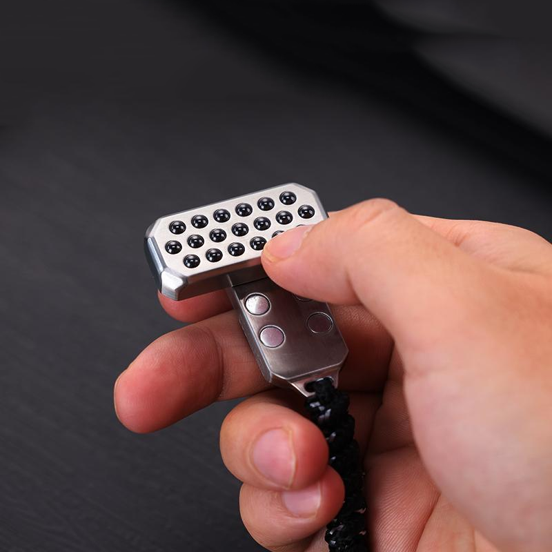 Haptic Fidget Slider – Stainless Steel Push Press Bead EDC Stress Relief Desk Toy detail image - detail view 7