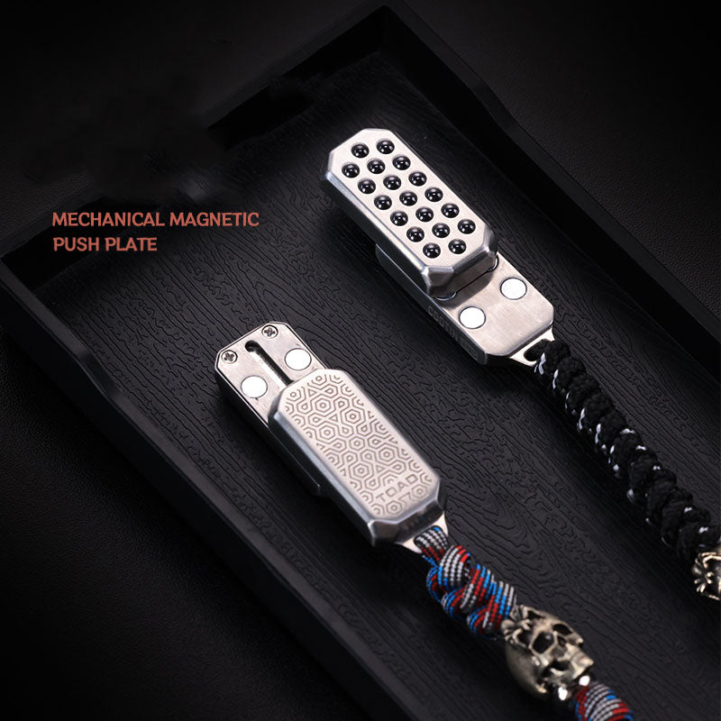 Haptic Fidget Slider – Stainless Steel Push Press Bead EDC Stress Relief Desk Toy detail image - detail view 9