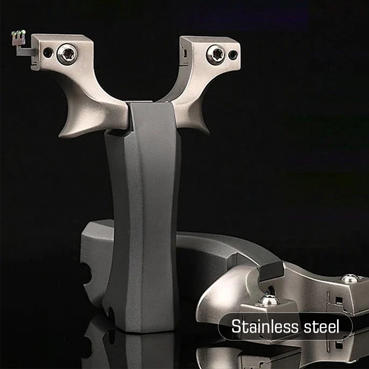 Hunting Slingshot – Powerful with 440C Stainless Steel Aluminum Handle product image