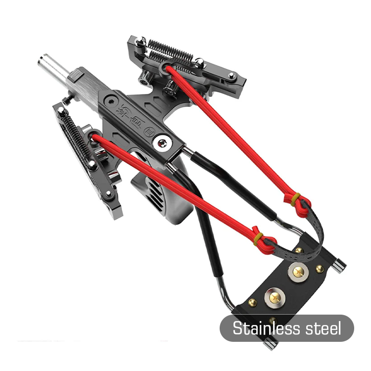 Hunting Slingshot – Professional with Stainless Steel Wrist Rest with Laser Sight detail image - detail view 3