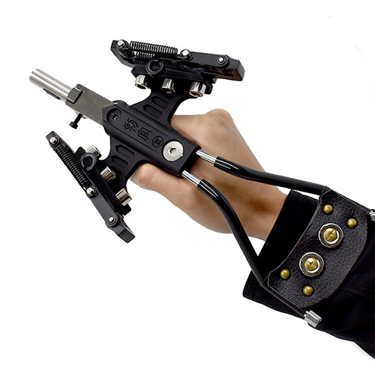 Hunting Slingshot – Professional with Stainless Steel Wrist Rest with Laser Sight detail image - detail view 6