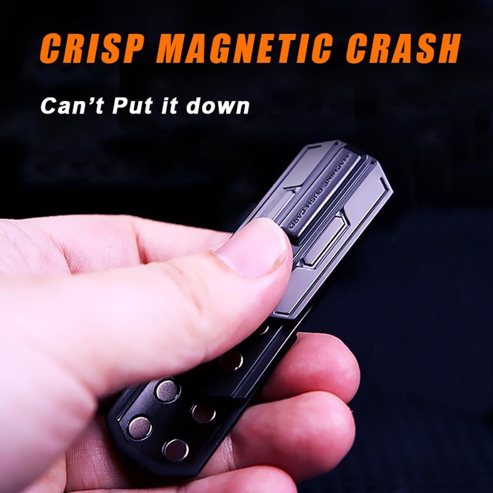 Magnetic Fidget Coin – PopFidget Metal Snap with High-Density Desk Toy detail image - detail view 3
