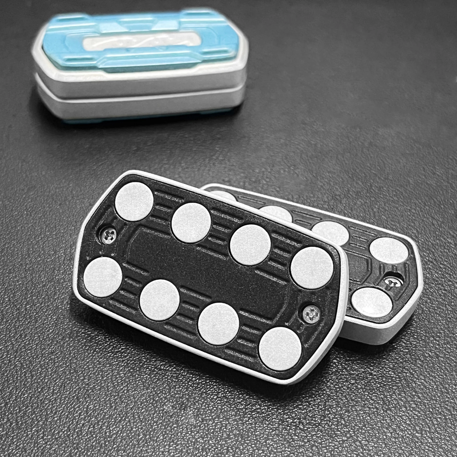 Magnetic Fidget Slider – Alloy CNC Engraved Sound Blade EDC Stress Relief ADHD Anxiety detail image - detail view 6