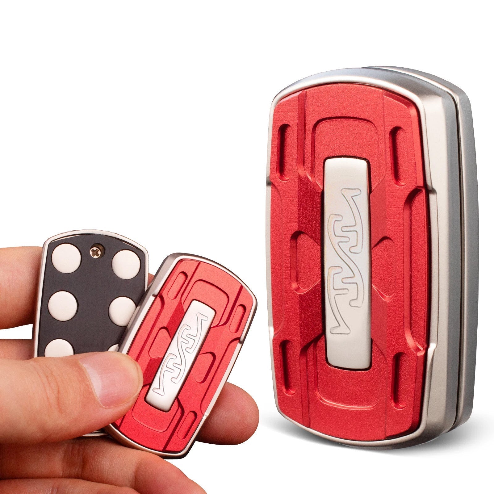 Magnetic Fidget Slider – Alloy CNC Engraved Sound Blade EDC Stress Relief ADHD Anxiety variant image - product view 13