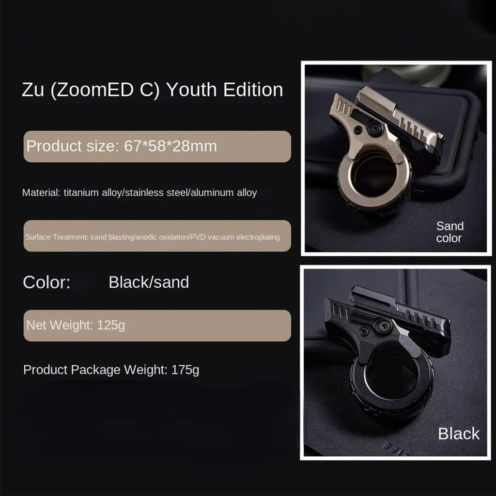 Magnetic Fidget Slider – Mini Marksman Titanium Toy with Metal detail image - detail view 10