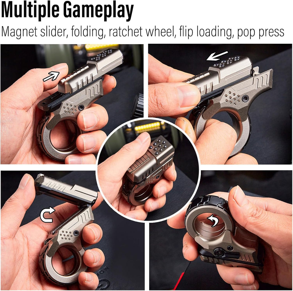 Magnetic Fidget Slider – Mini Marksman Titanium Toy with Metal detail image - detail view 7