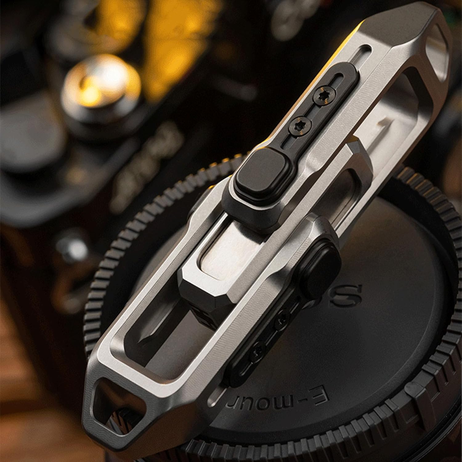 Magnetic Fidget Slider – RocketMag Metal with Zinc Alloy with Click Sound detail image - detail view 5
