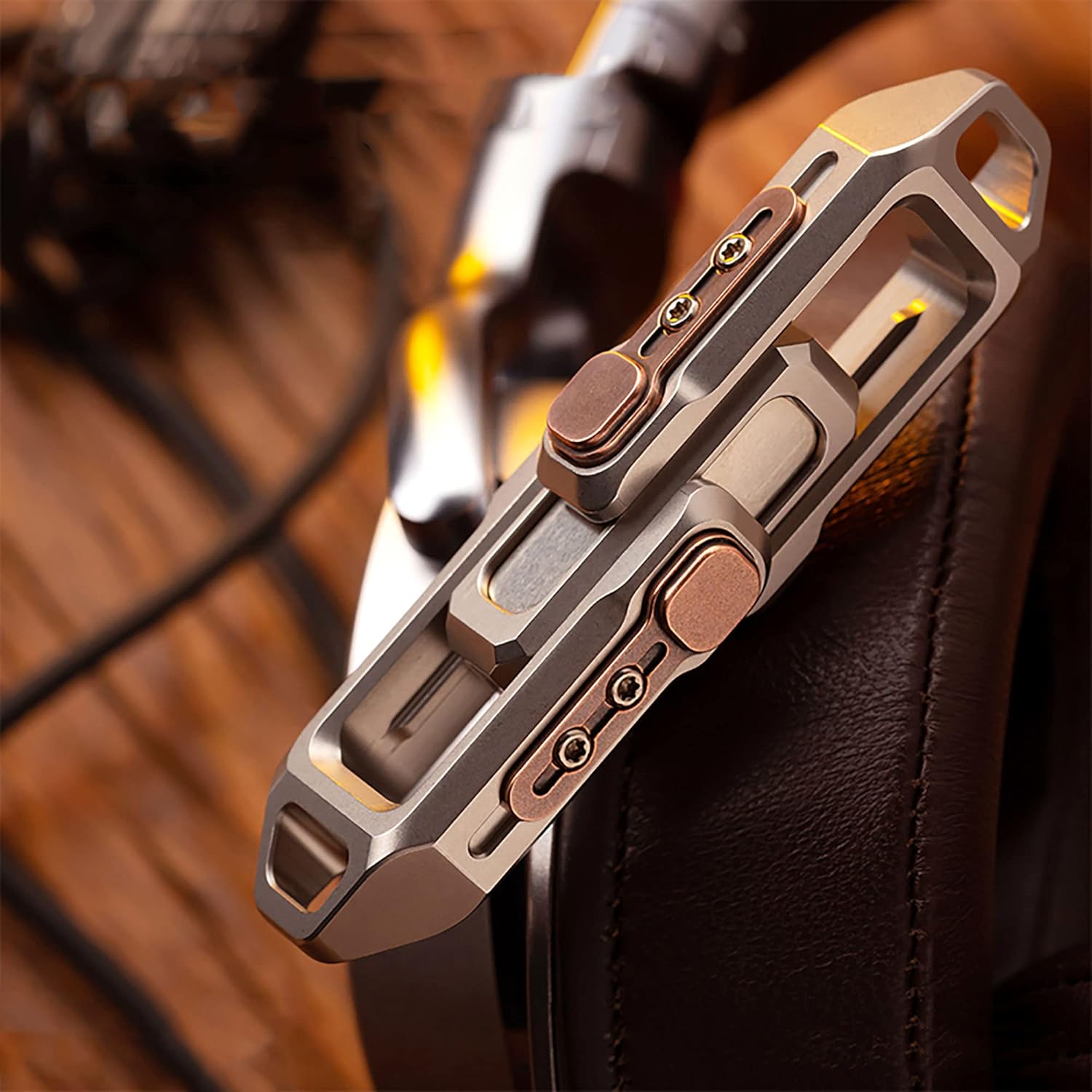 Magnetic Fidget Slider – RocketMag Metal with Zinc Alloy with Click Sound detail image - detail view 8