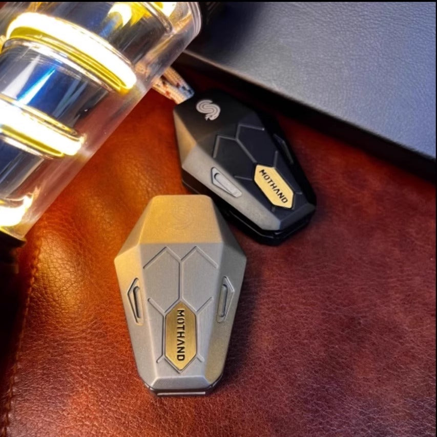 Magnetic Fidget Slider – Serpentis Titanium with Precision Sound Chamber EDC detail image - detail view 4
