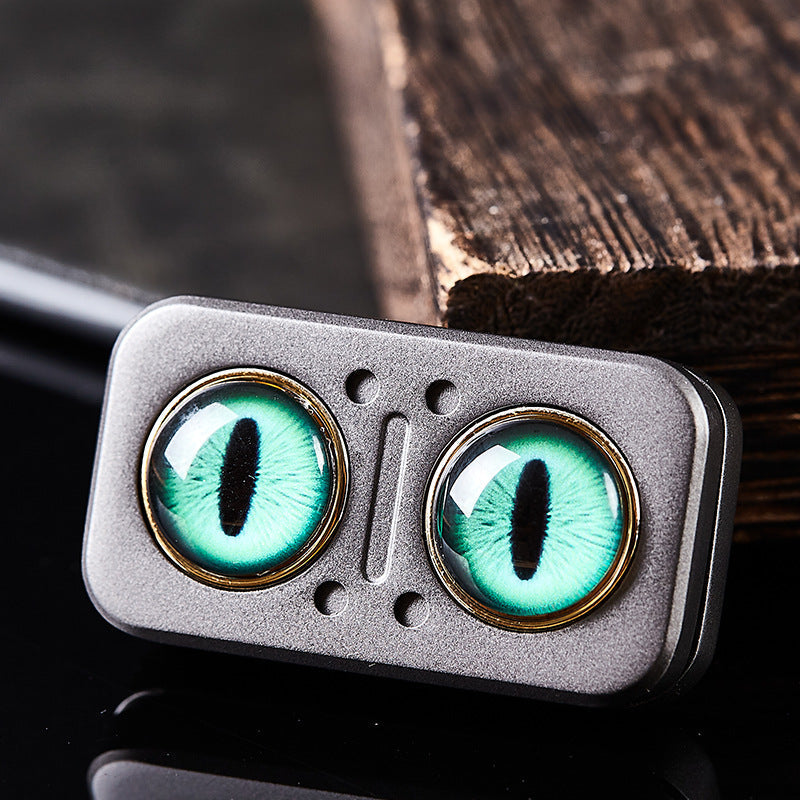 Magnetic Fidget Spinner – Owl Coin Titanium with 360° Stress Relief EDC variant image - product view 17