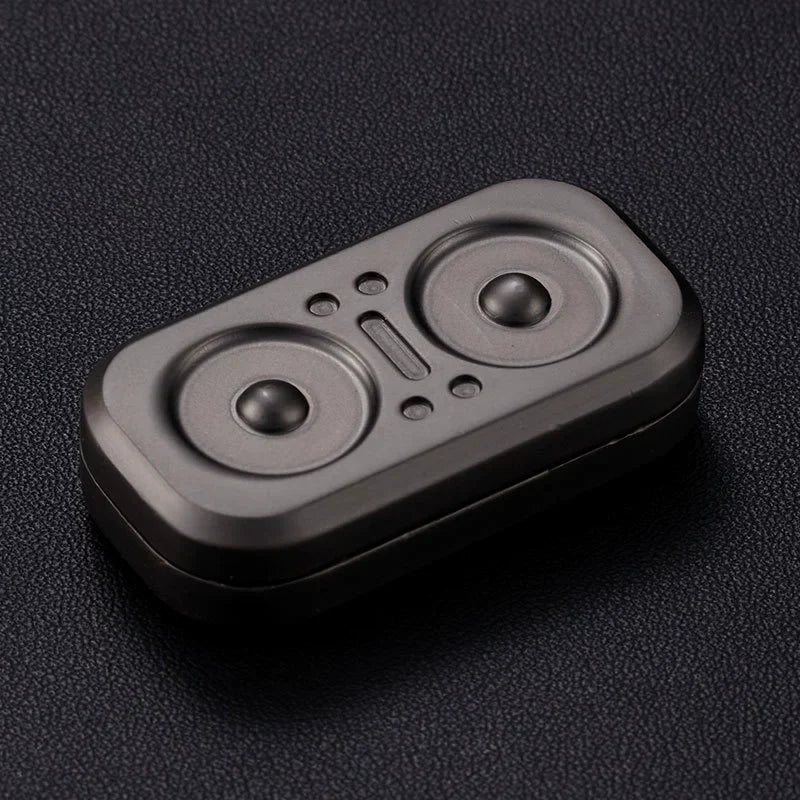 Magnetic Fidget Spinner – Owl Coin Titanium with 360° Stress Relief EDC detail image - detail view 10