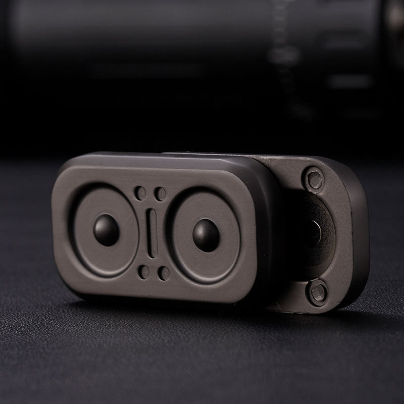 Magnetic Fidget Spinner – Owl Coin Titanium with 360° Stress Relief EDC detail image - detail view 9