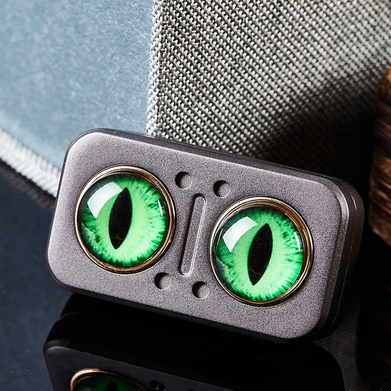 Magnetic Fidget Spinner – Owl Coin Titanium with 360° Stress Relief EDC variant image - product view 16