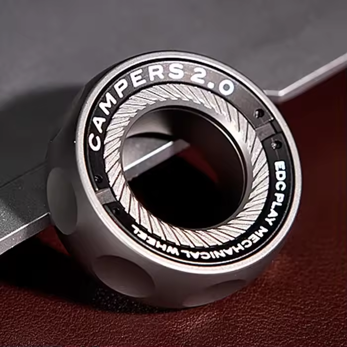 Magnetic Fidget Spinner – RelaxiSpin Rings with Stainless Steel & Brass Rings variant image - product view 11