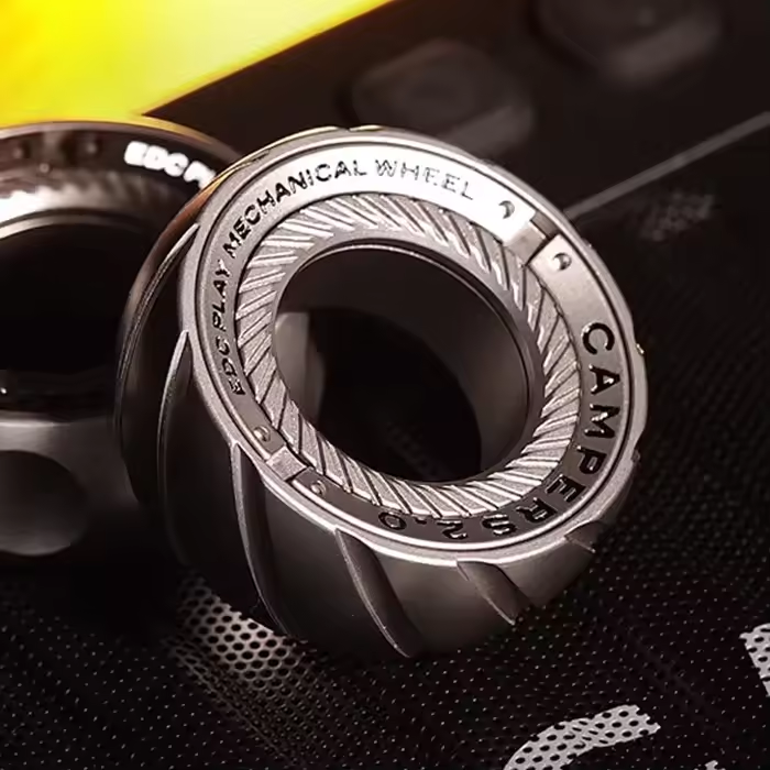 Magnetic Fidget Spinner – RelaxiSpin Rings with Stainless Steel & Brass Rings variant image - product view 10
