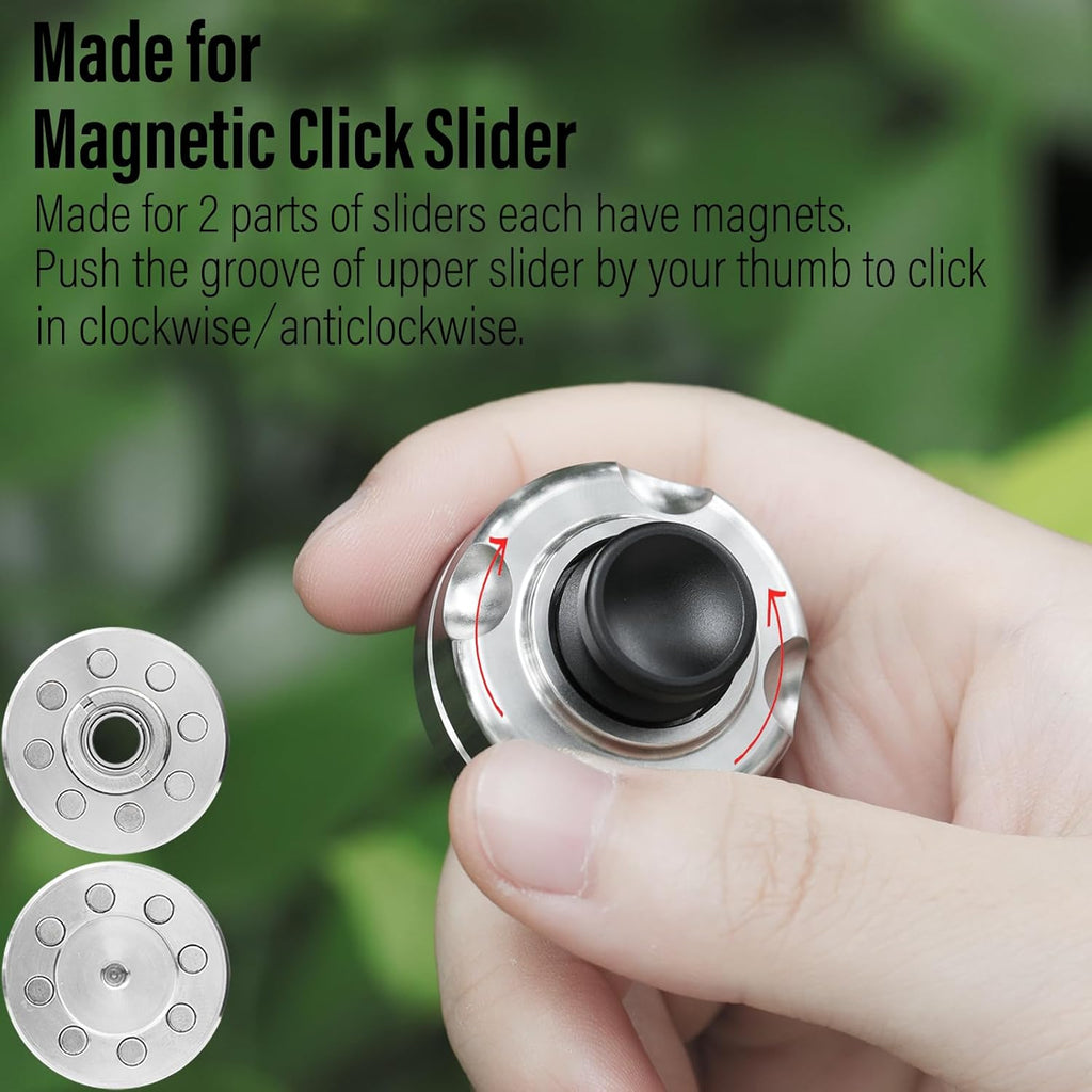 Magnetic Fidget Spinner – ScaleSpinner Levitation with Stainless Steel EDC detail image - detail view 3