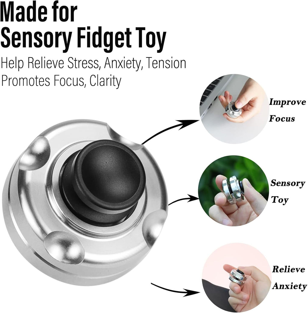 Magnetic Fidget Spinner – ScaleSpinner Levitation with Stainless Steel EDC detail image - detail view 7