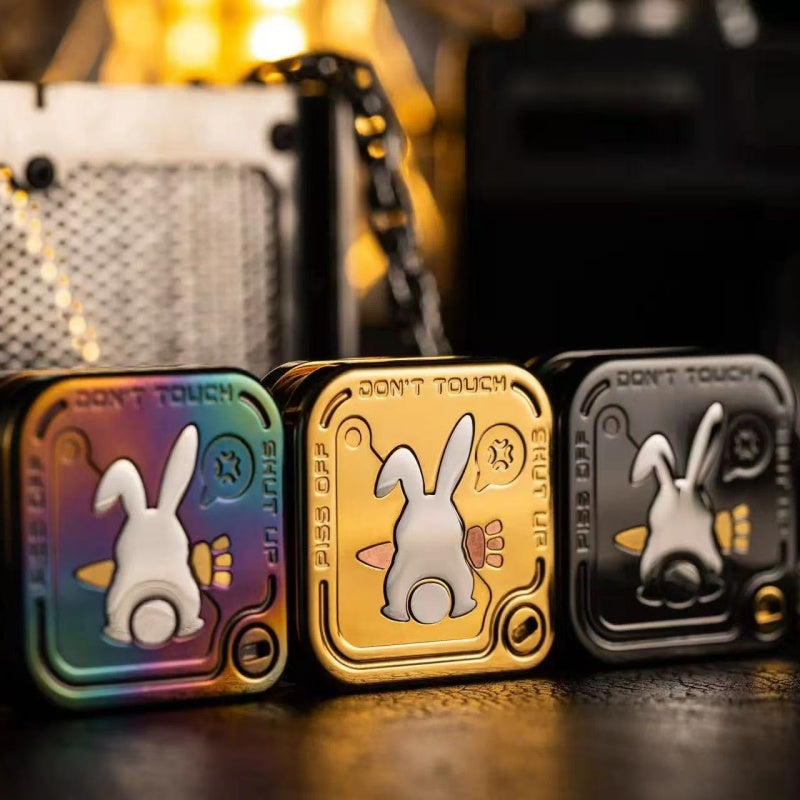 Magnetic Fidget Toy – Polar Flash SNAP Triple-Slide EDC with Titanium & Zirconium detail image - detail view 6
