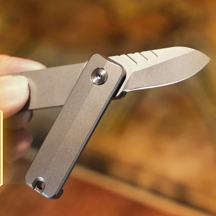 Magnetic Fidget Toy – TiSpin Blade Titanium Utility Knife with D2 Steel EDC Multi-Tool detail image - detail view 11