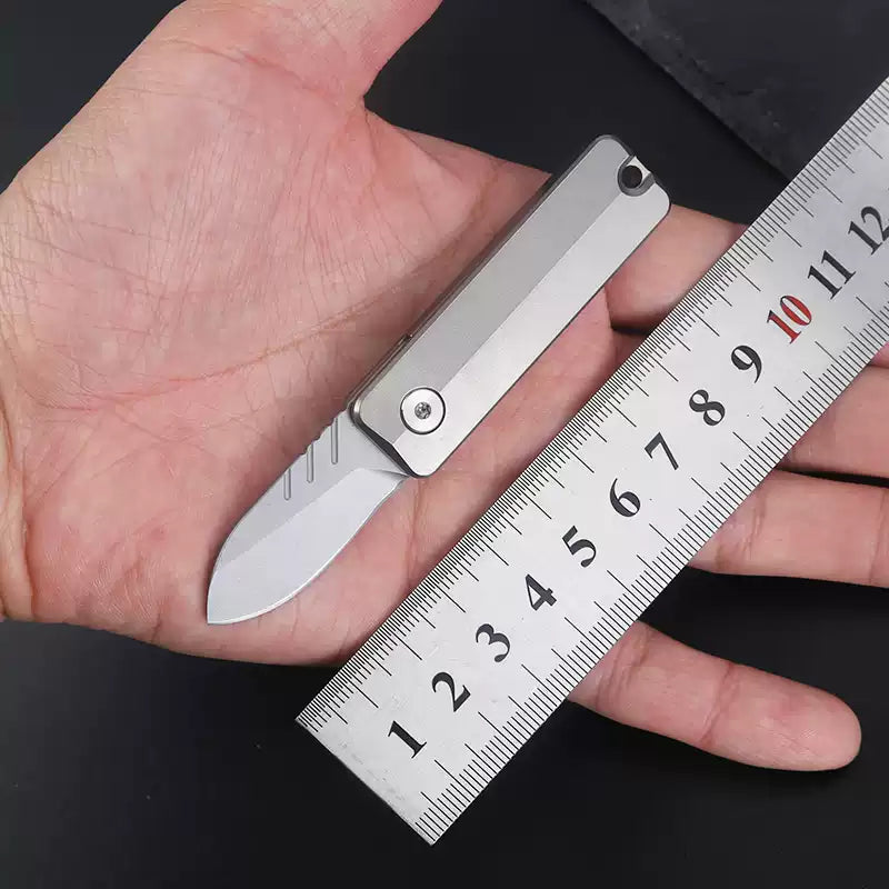 Magnetic Fidget Toy – TiSpin Blade Titanium Utility Knife with D2 Steel EDC Multi-Tool detail image - detail view 12