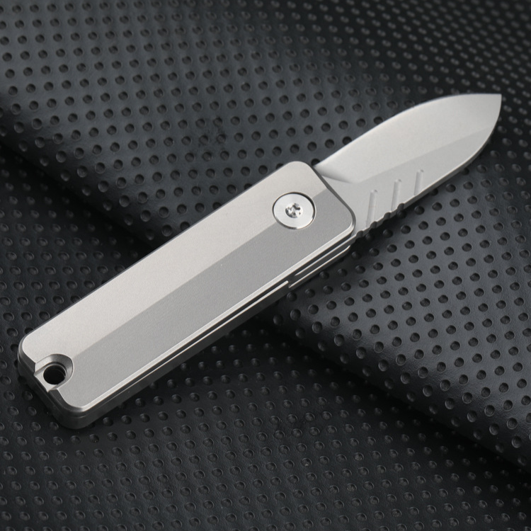 Magnetic Fidget Toy – TiSpin Blade Titanium Utility Knife with D2 Steel EDC Multi-Tool detail image - detail view 7